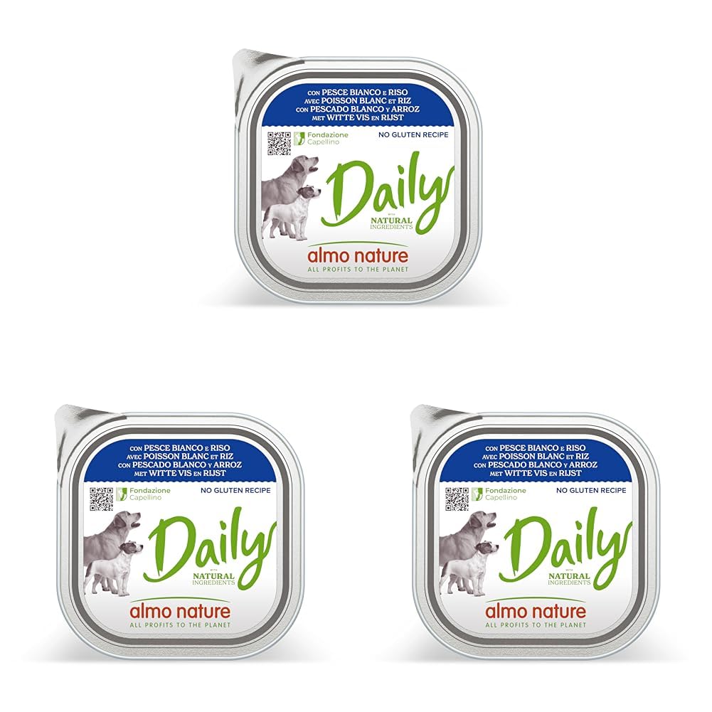 Almo Nature Daily Hundenassfutter Huhn 9x300 g glutenfrei