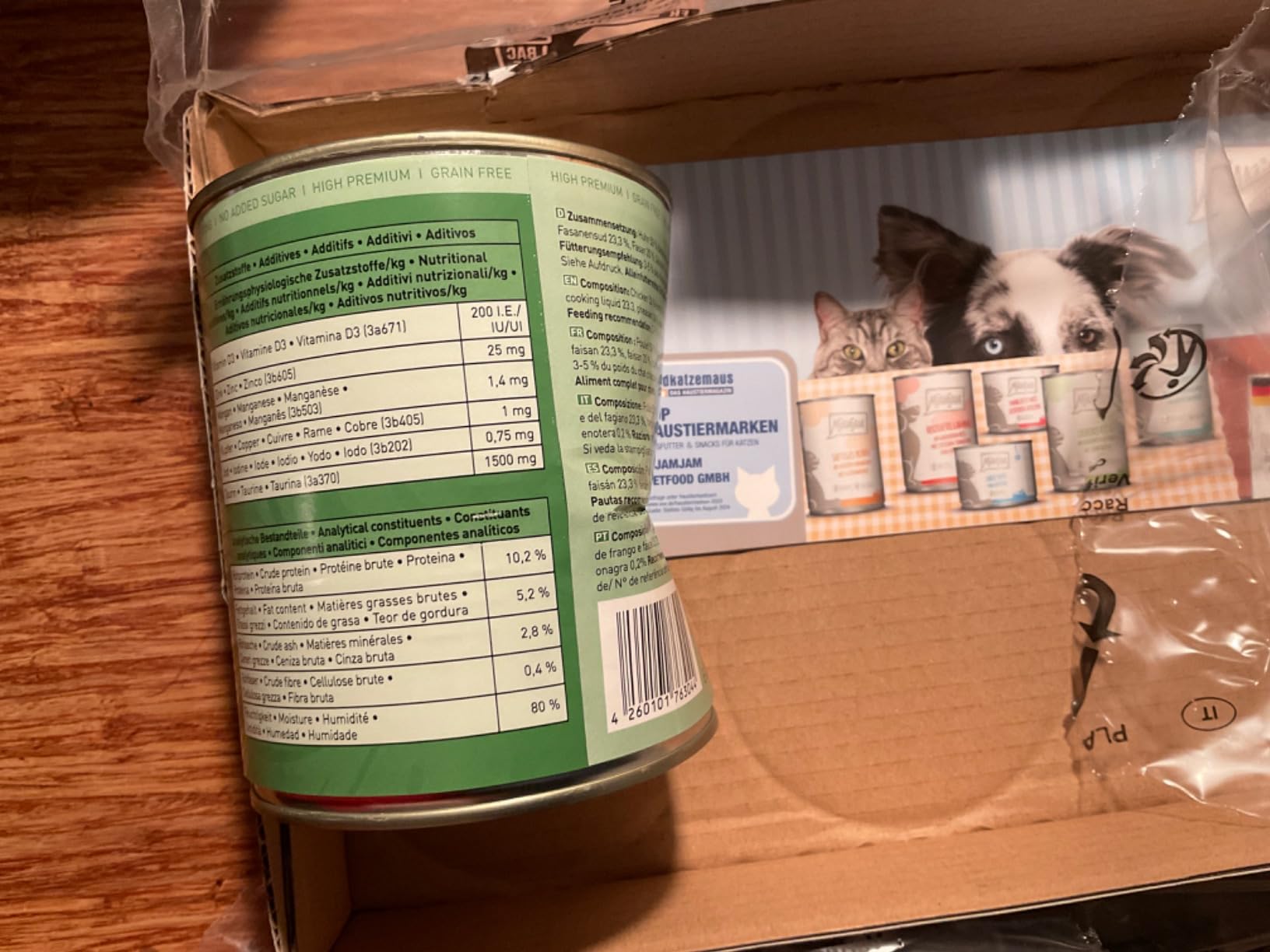 catz finefood N°15 Huhn & Fasan Nassfutter 6x800g getreidefrei