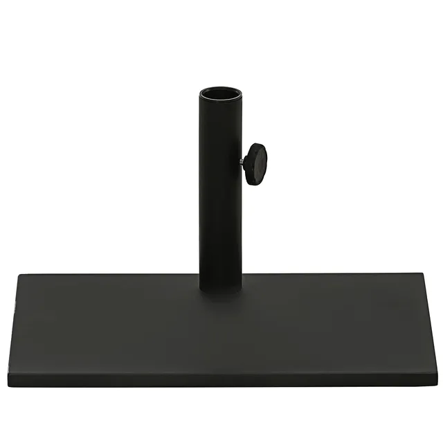 Dehner Schirmständer Metall schwarz 20 kg eckig