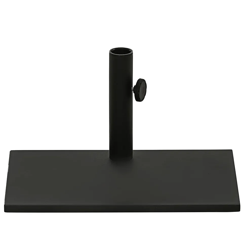 Dehner Schirmständer Metall schwarz 20 kg eckig