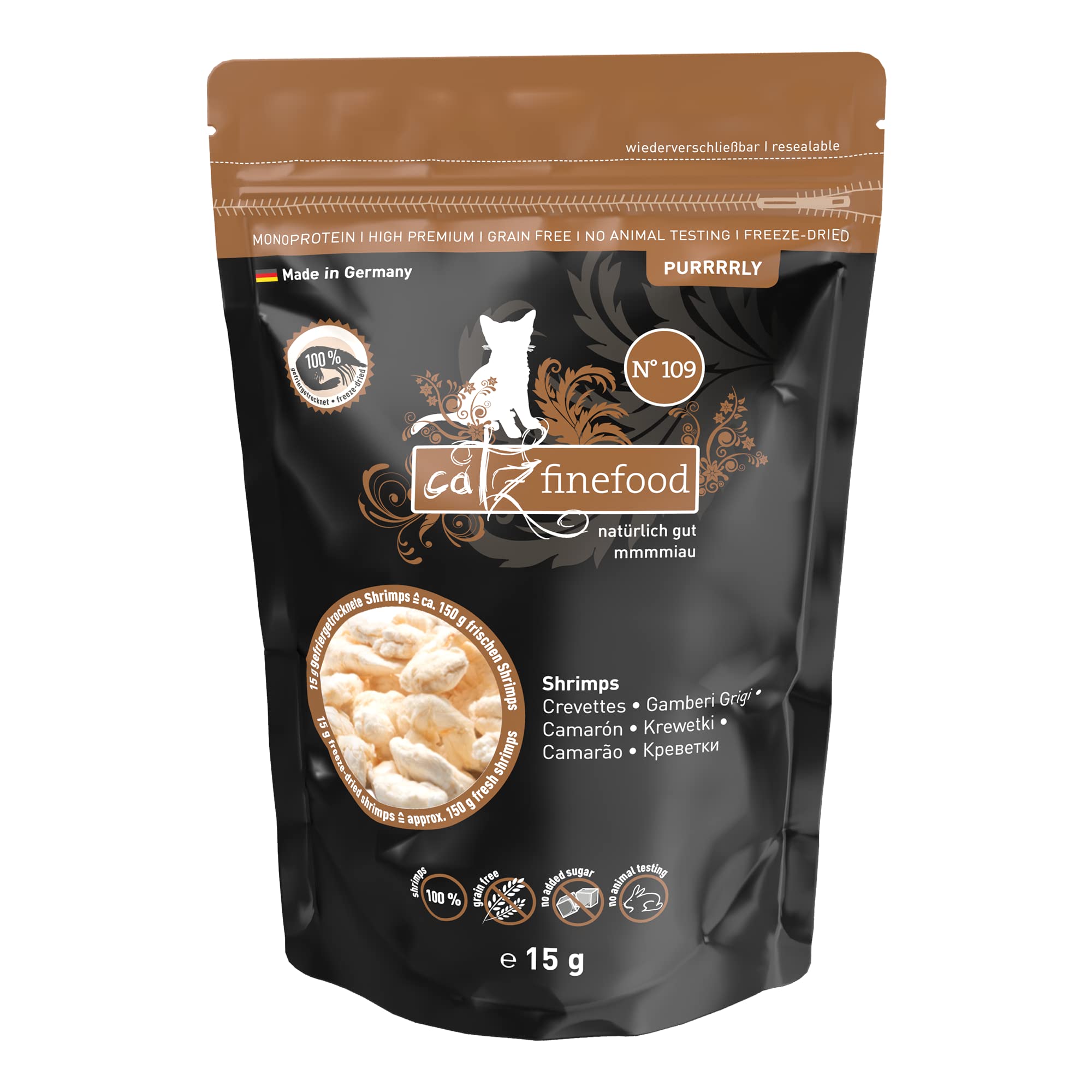catz finefood Purrrrly No.107 Snack Lammherz 6x35g