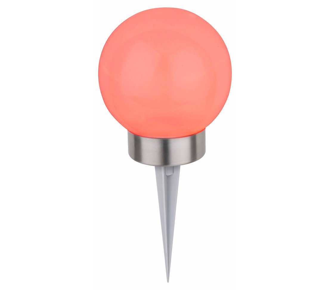 Dehner Solarleuchte Kugel 2er-Set Ø 20+15 cm Farbwechsel