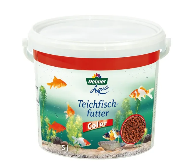 Dehner Aqua Color Teichfischfutter 5l farbverstärkend