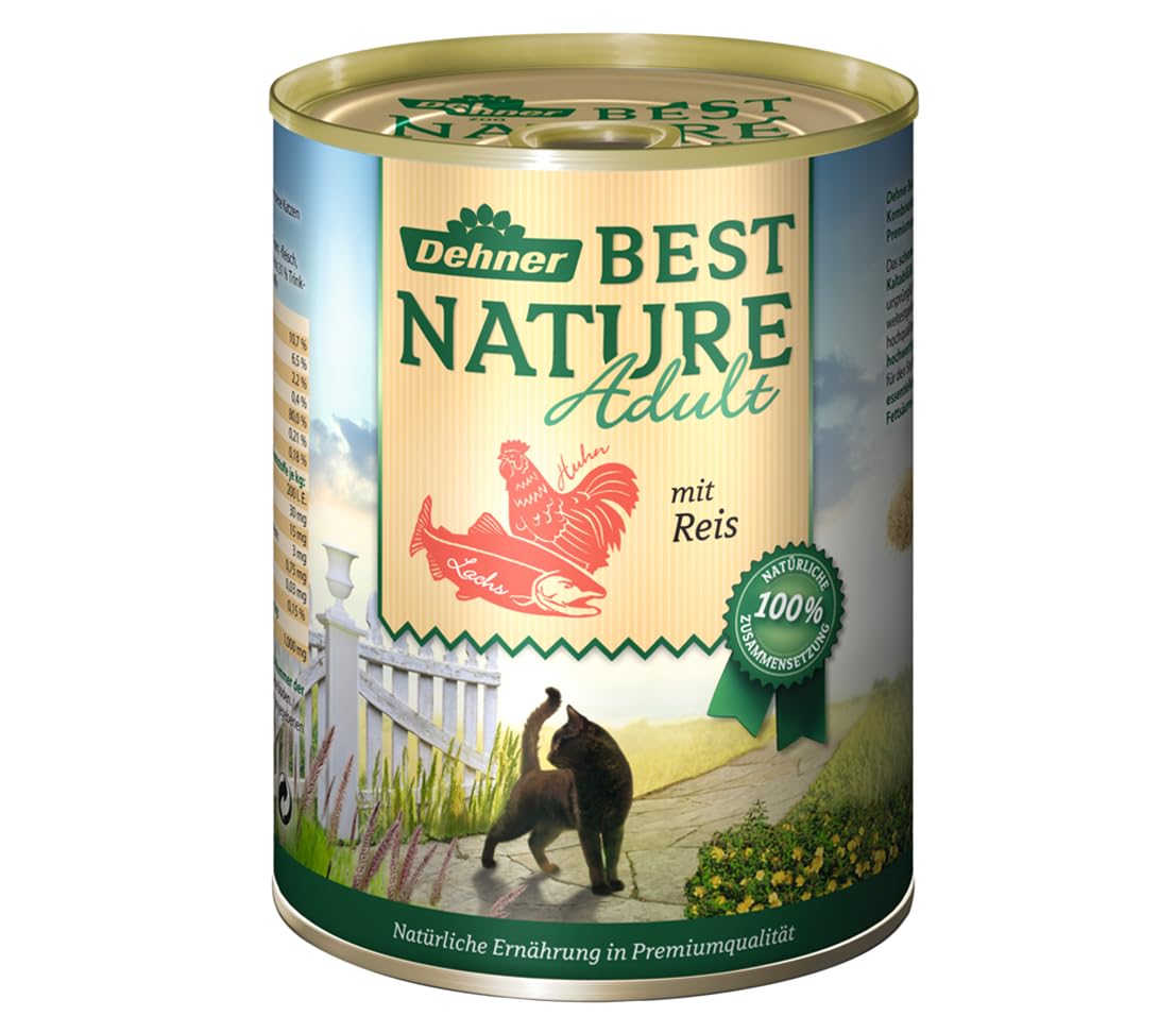 Dehner Best Nature Adult Nassfutter 6x200g Lachs Huhn