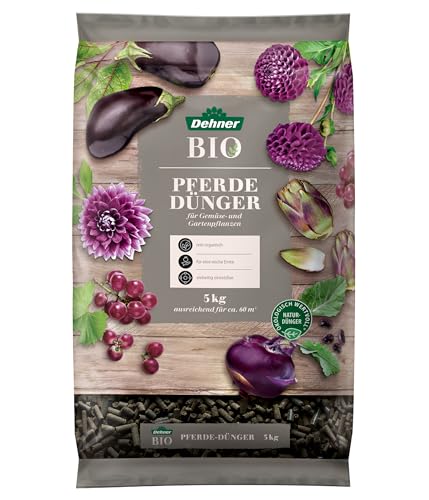 Dehner Bio Pferdedünger Pellets 5kg für 60qm organisch