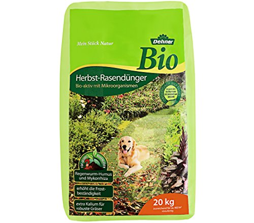 Dehner Bio Herbstrasendünger Rasendünger 10 kg