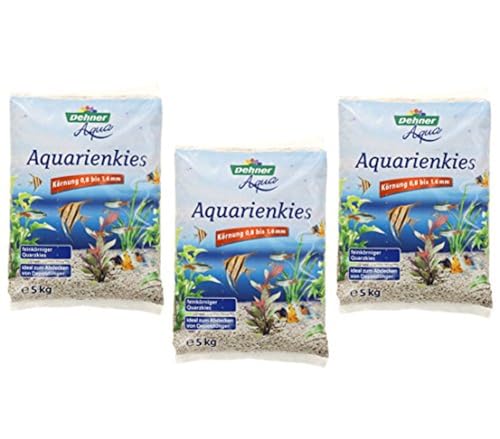 Dehner Aqua Aquariensand weiß 0,8-1,6mm 3x5kg