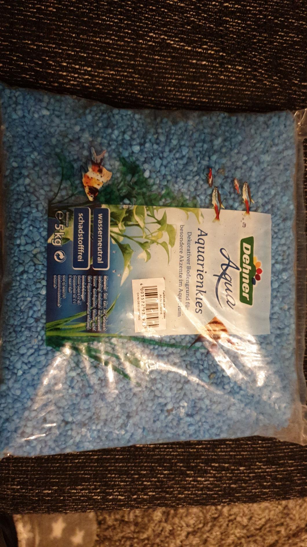 Dehner Aqua Aquarienkies 4-6 mm pastellgrün 5 kg