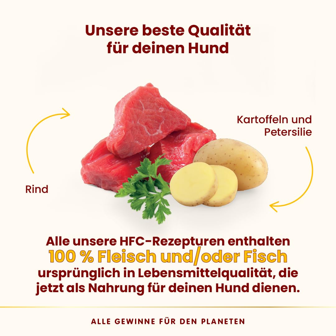 Almo Nature HFC Complete Hundenassfutter Rind 11x150g getreidefrei