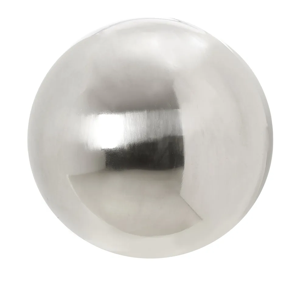 Dehner Edelstahlkugel Deko 14 cm silber wetterfest