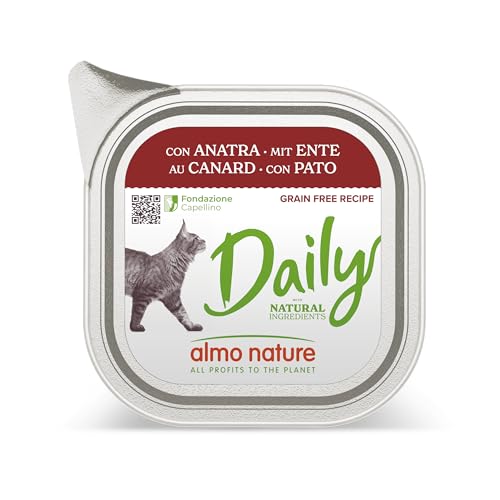Almo Nature Daily Nassfutter Ente Paté 32x100 g getreidefrei