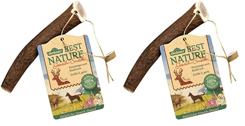 Dehner Best Nature Rothirsch-Geweih Hundesnack 100 g S geruchsarm