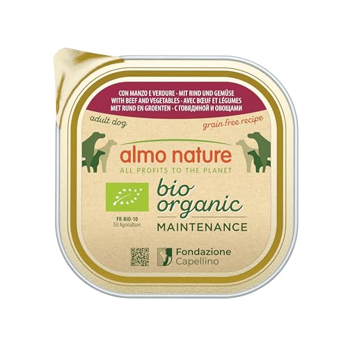 Almo Nature Bio Organic Hundenassfutter Rind 9x300g Bio