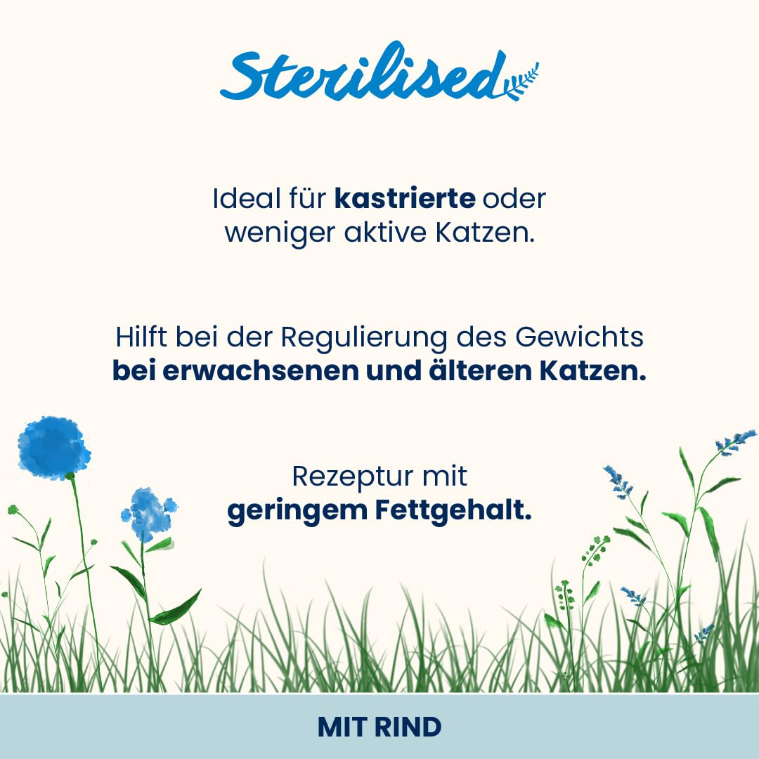 Almo Nature Sterilised Nassfutter Rind 30x70g fettarm
