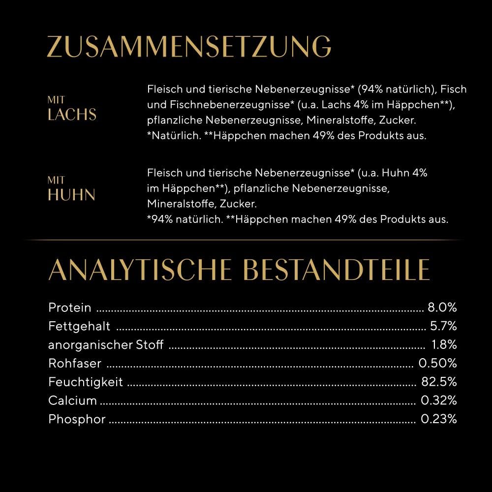 Sheba Feine Vielfalt Lachs Huhn Nassfutter Sauce 40x85g Kitten