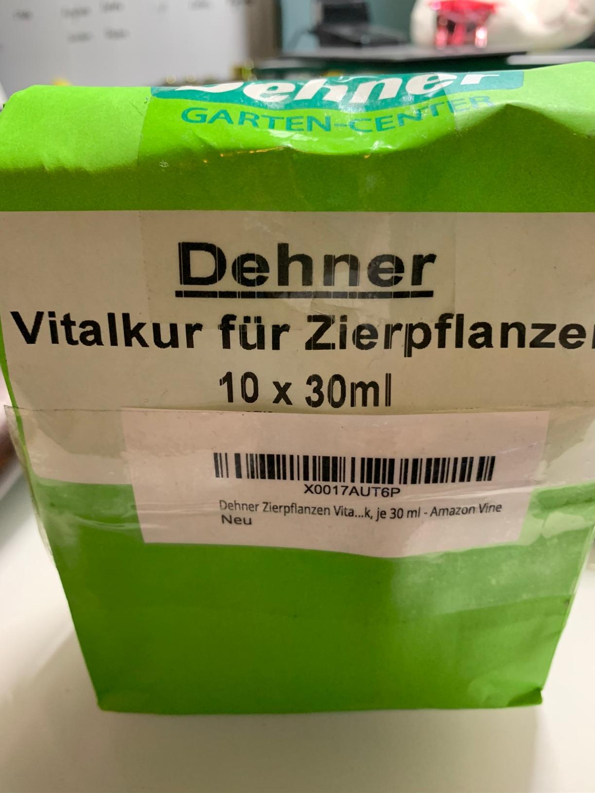 Dehner Zierpflanzen Vitalkur Flüssigdünger 10x30ml