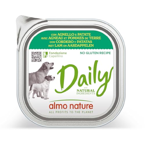 Almo Nature Daily Hundenassfutter Lamm 9x300g glutenfrei