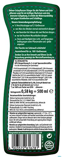 Dehner Grünpflanzen-Dünger flüssig 500 ml für 100 l