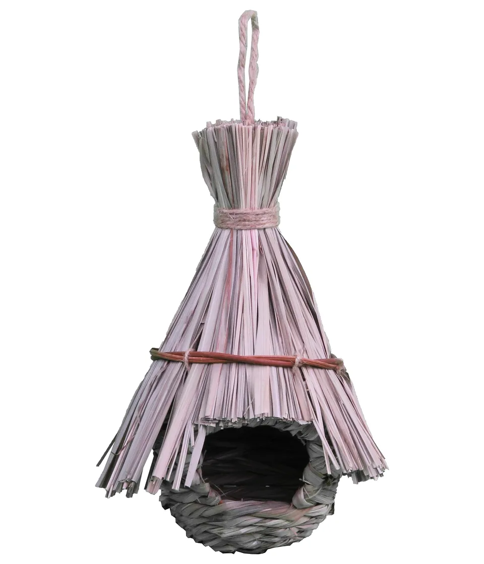 Dehner Natura Floki Nestbeutel natur Schilfgras Ø 16 cm