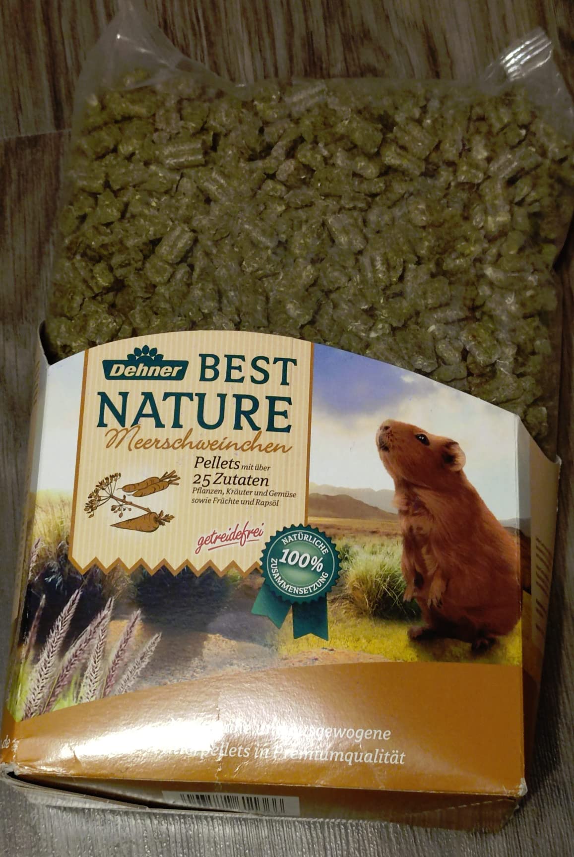 Dehner Best Nature Meerschweinchenfutter Pellets 3 kg getreidefrei