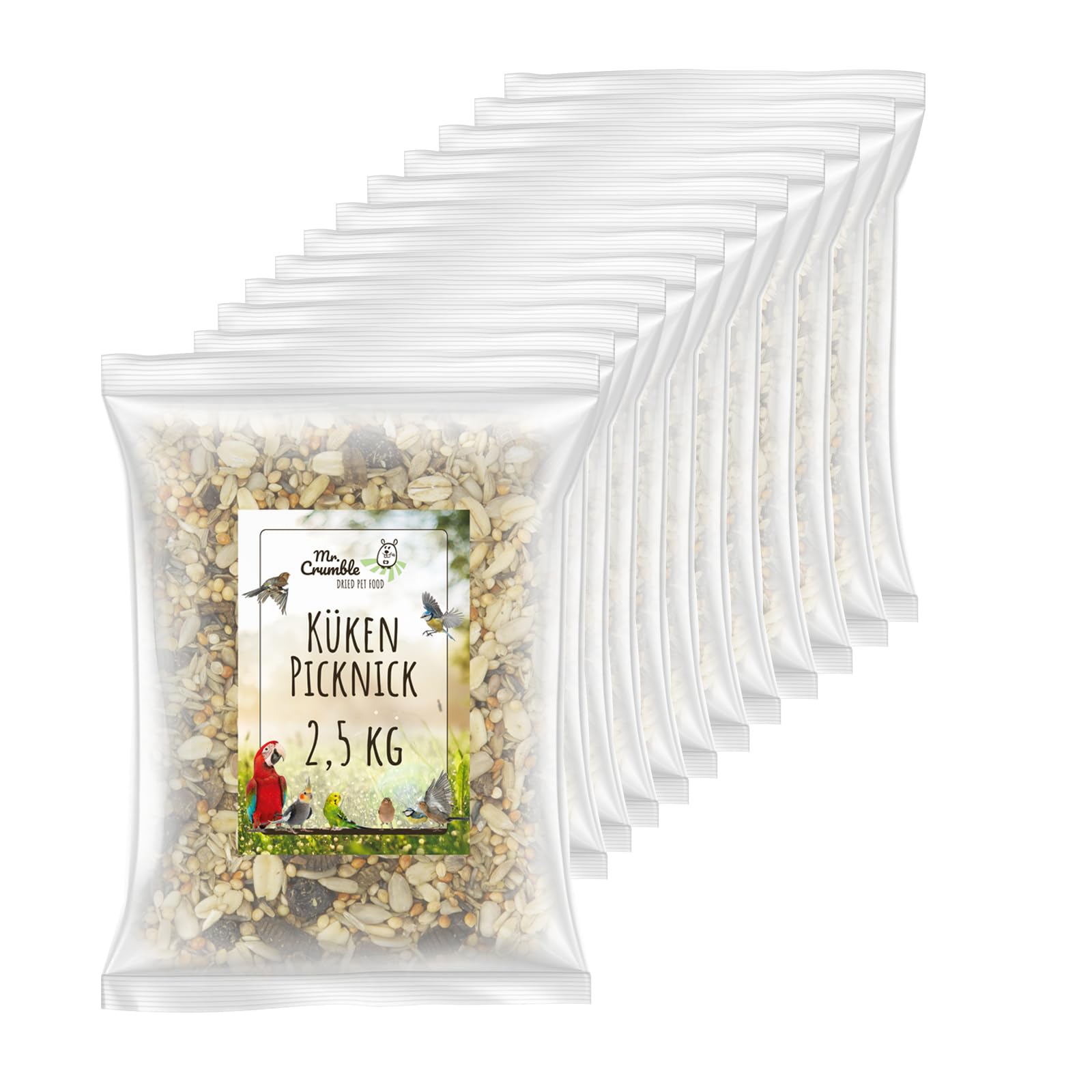 Mr. Crumble Küken-Picknick Vogelfutter Insekten 2,5kg Brutzeit