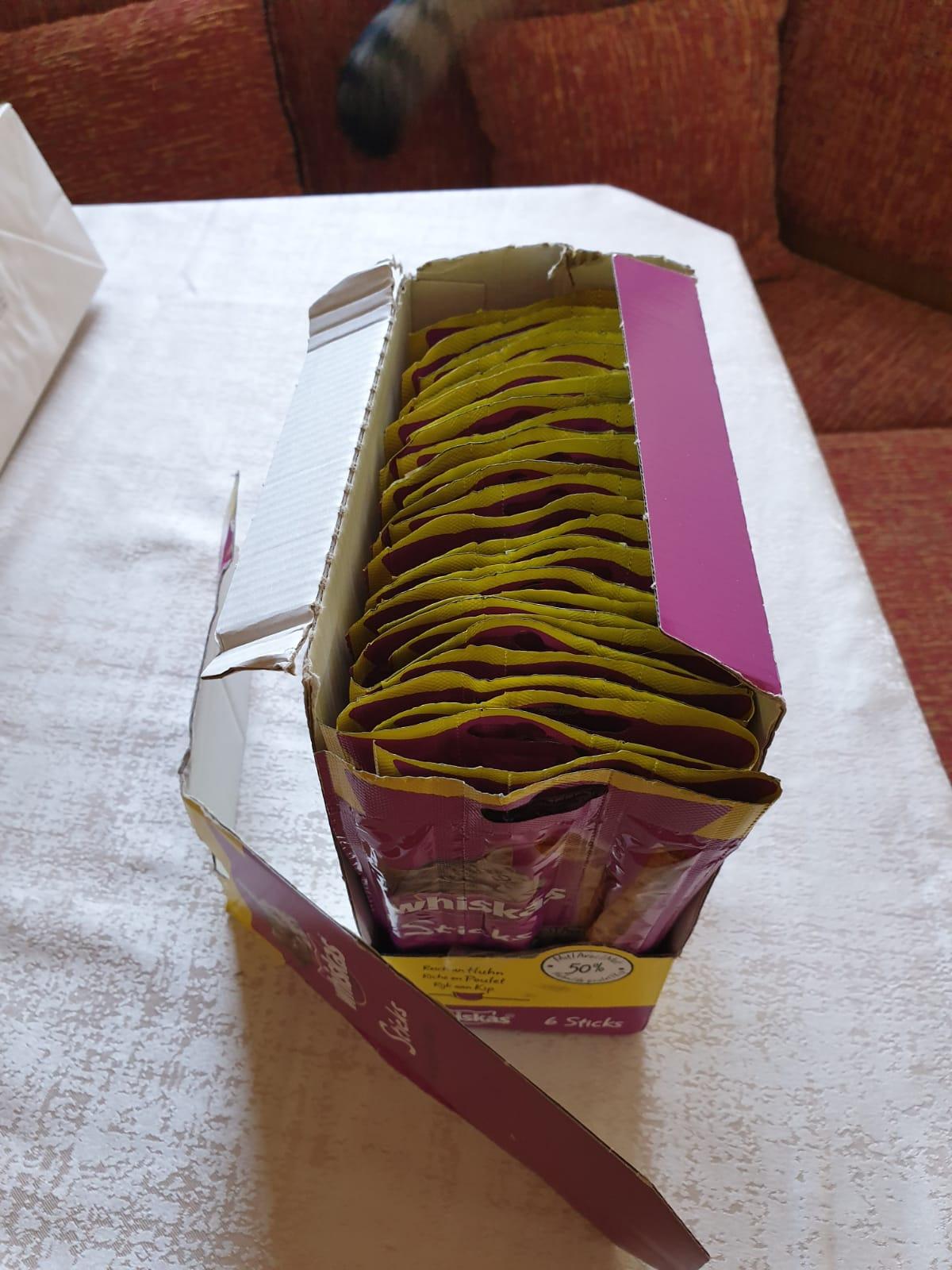Whiskas Sticks Huhn Katzensnack 504g mit Vitaminen