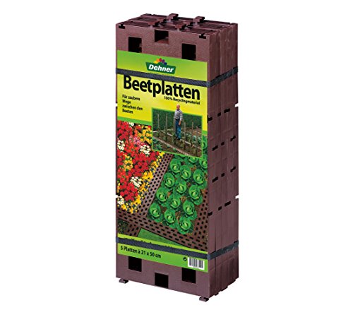 Dehner Premium Lovely Beetplatten steckbar 5er Pack 50x21cm