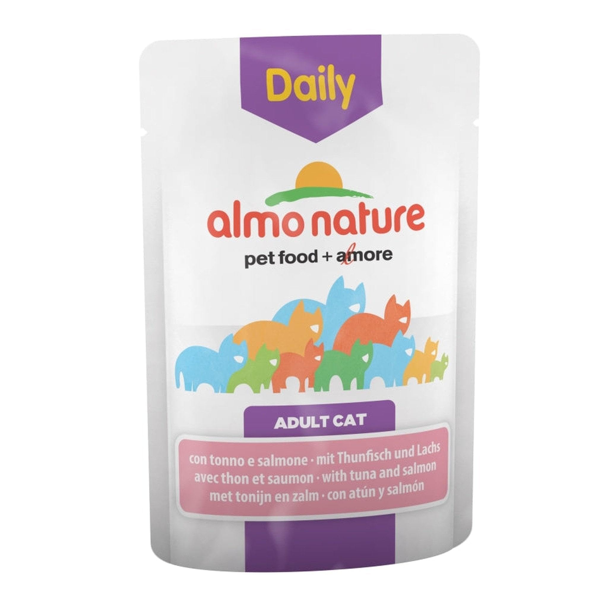 Almo Nature Daily Nassfutter Thunfisch Lachs 30x70g