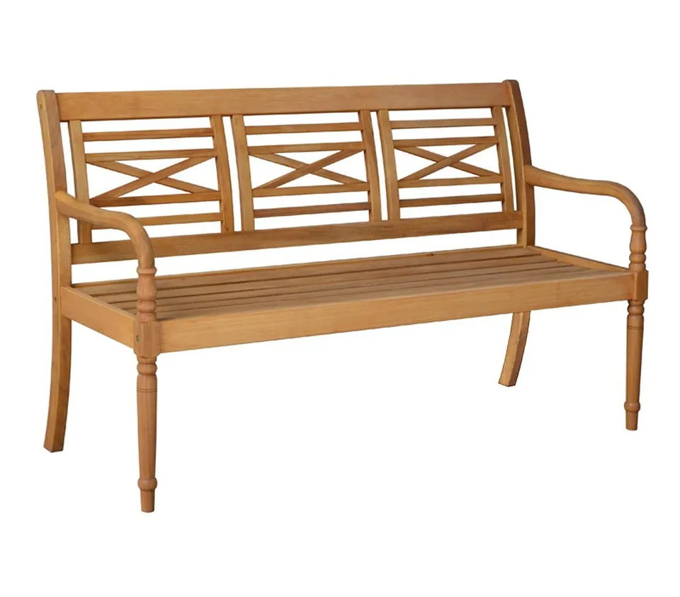 Dehner Premium Lovely Samoa Gartenbank 3-Sitzer 150cm Landhaus