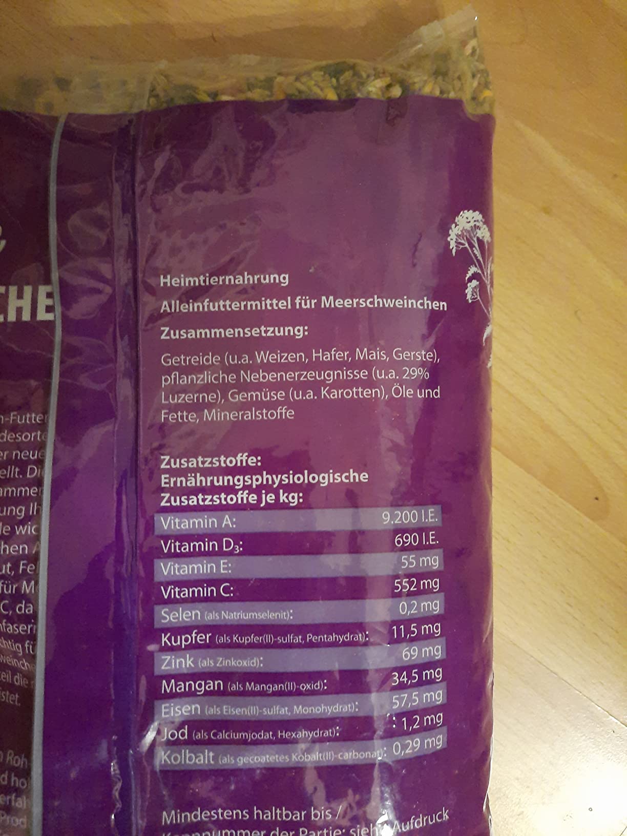 Dehner Lieblinge Meerschweinchenfutter 5 kg ohne Zucker