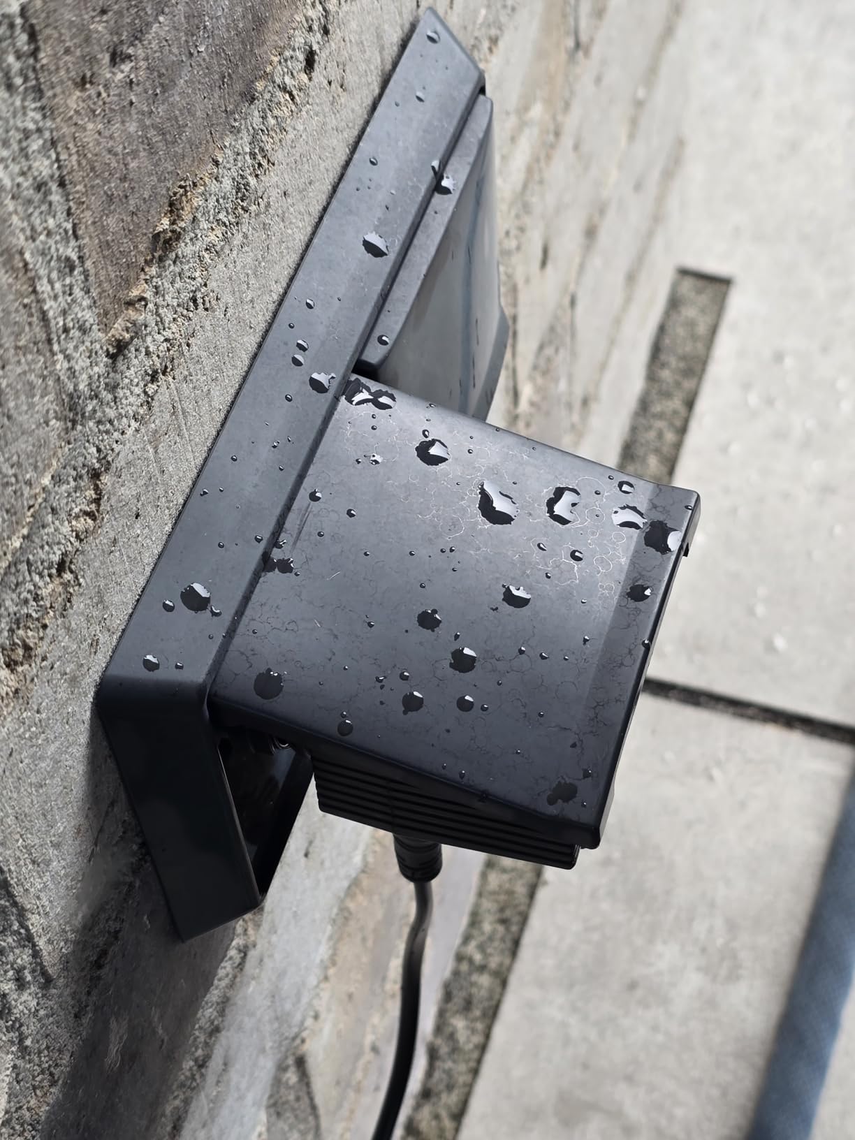 Dehner Kioto Gartenbrunnen Edelstahl Kugel LED
