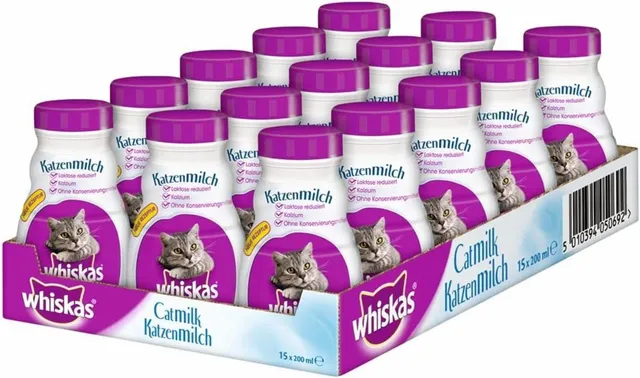 Whiskas Katzenmilch Kitten Snack laktosereduziert 15x200ml