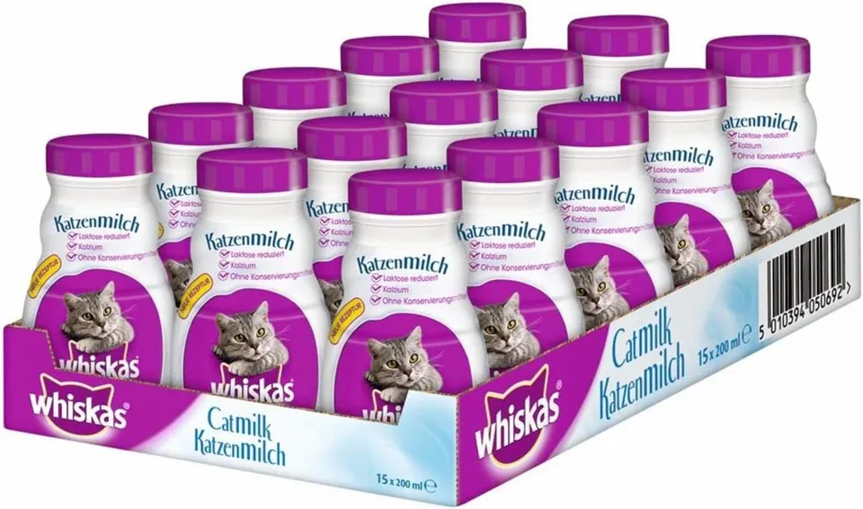 Whiskas Katzenmilch Kitten Snack laktosereduziert 15x200ml