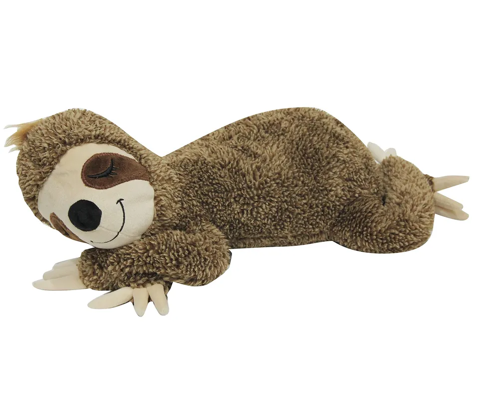 Dehner Sid Hundespielzeug Faultier 55 cm Plüsch Quietscher