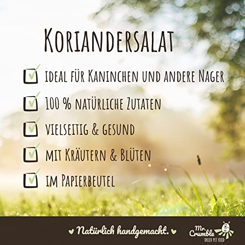 Mr. Crumble Koriandersalat Nagerfutter Koriander 1kg Faser