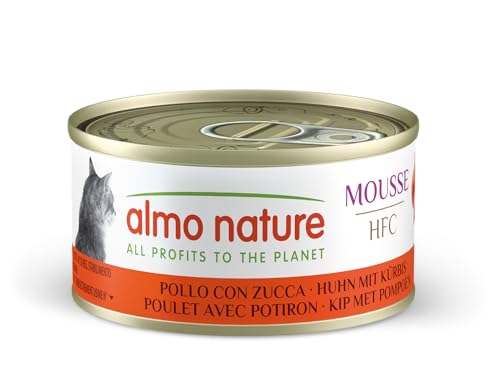 Almo Nature HFC Mousse Nassfutter Huhn Kürbis 24x70g samtig