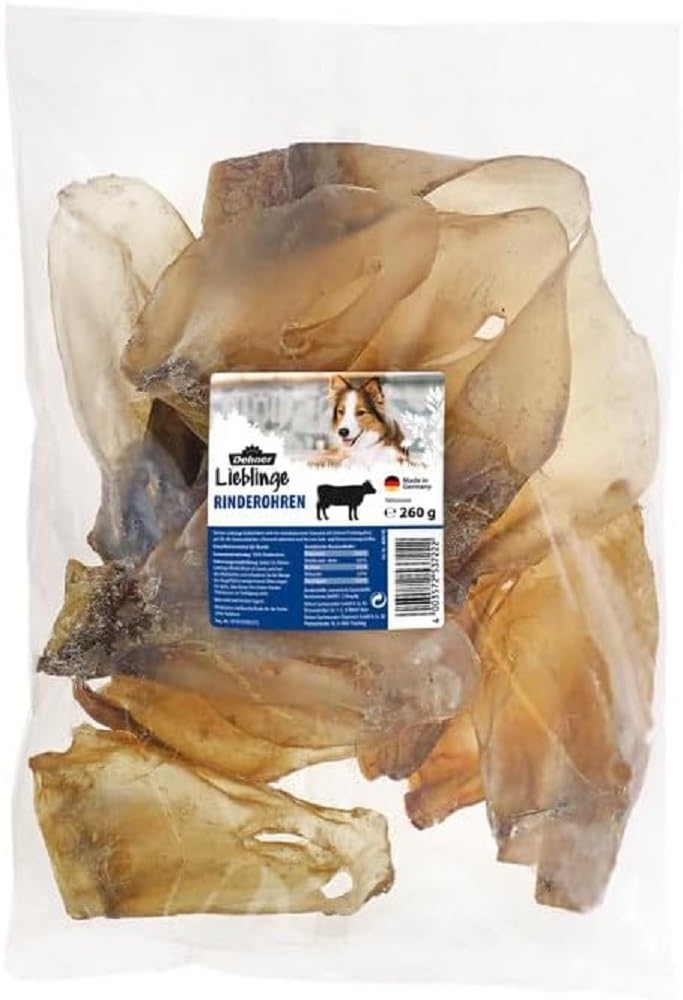 Dehner Lieblinge Rinderohren Hundesnack 660 g