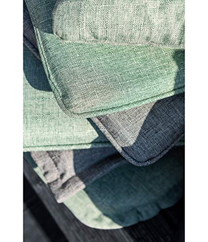 Dehner Premium Sam Sitzkissen anthrazit waschbar 48x47