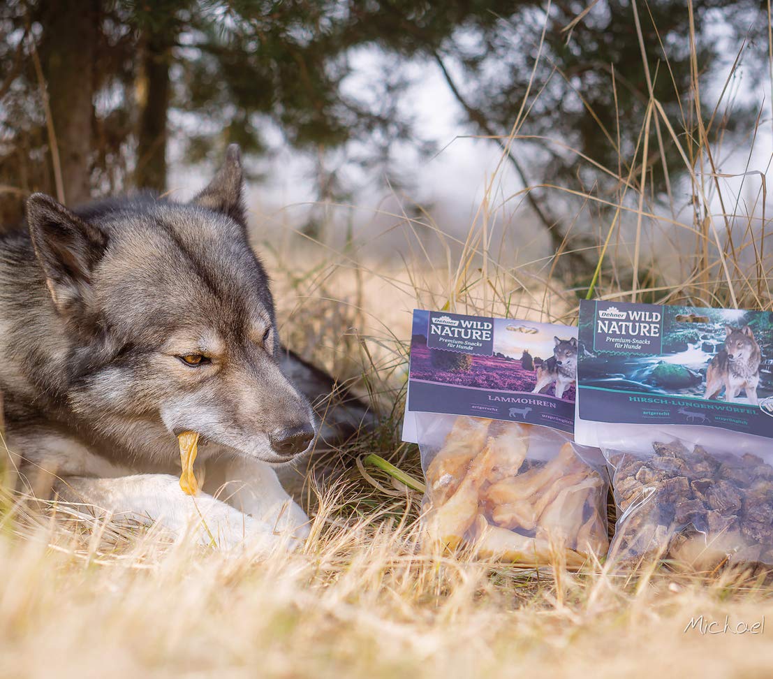 Dehner Wild Nature Hundesnack Hirsch-Lunge 200g