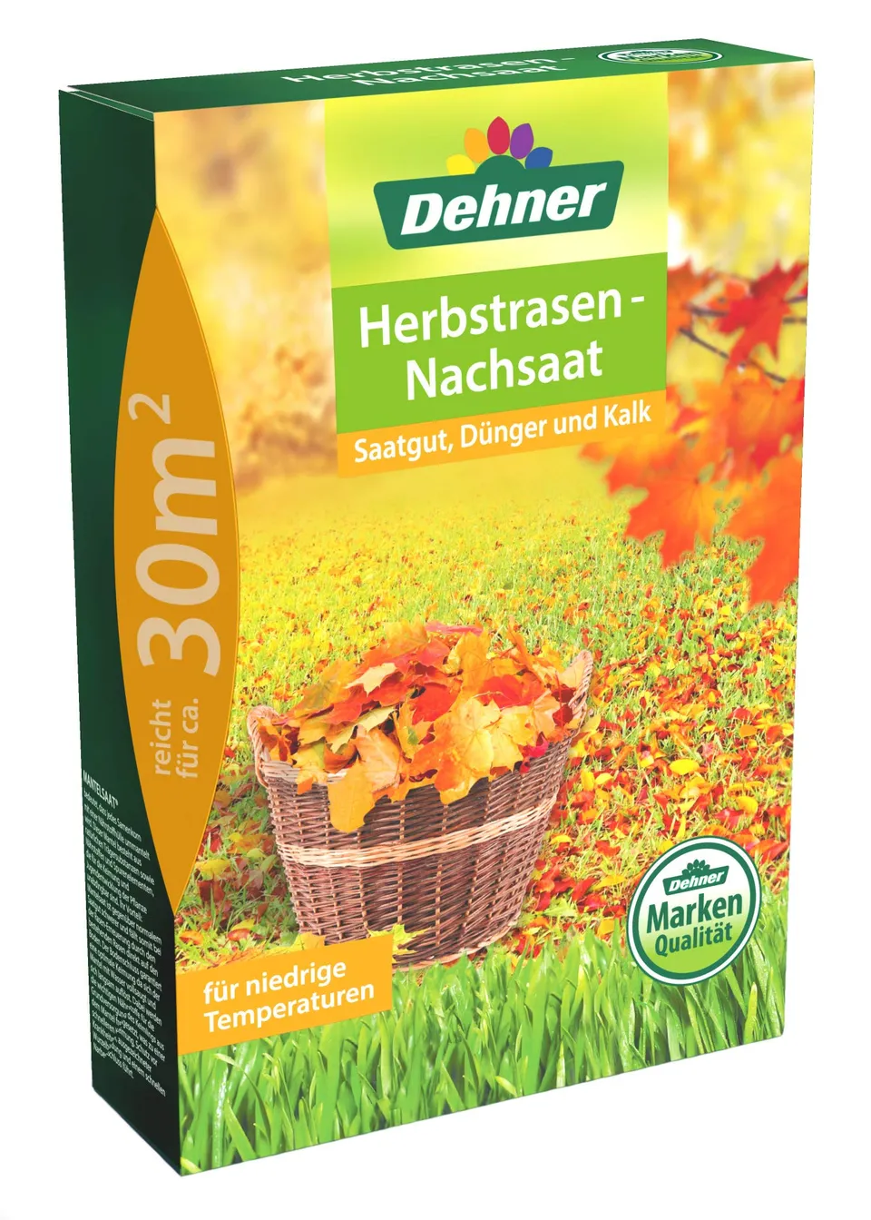 Dehner Premium Lovely Herbstrasen-Nachsaat 3-in-1 1kg für 30qm
