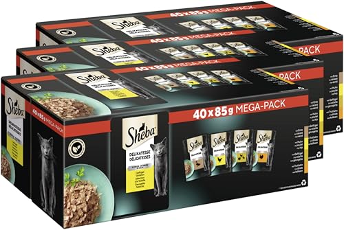 Sheba Multipack Nassfutter Geflügel in Gelee 120x85g