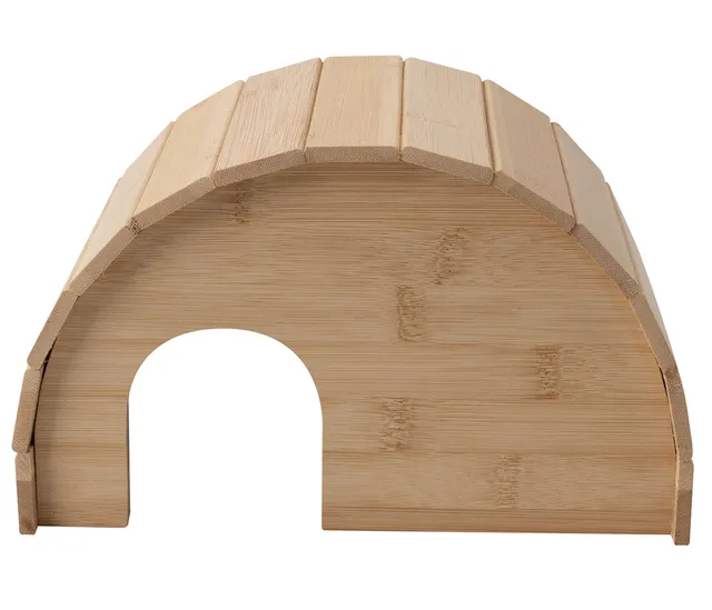 Dehner Lieblinge Nika Nagerhaus Bambus braun 25 cm