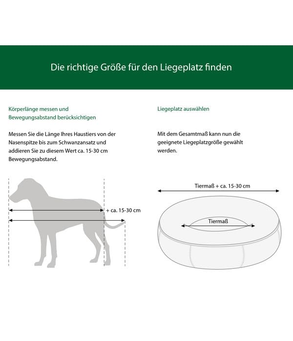 Dehner Lieblinge Cookie Hunde-Katzenbett schwarz M