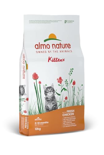 Almo Nature Kitten Trockenfutter Huhn 12kg Wachstum