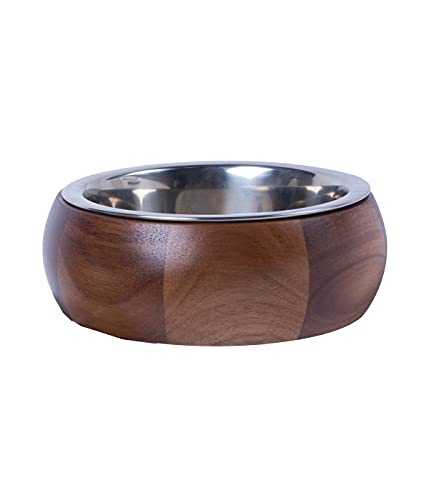 Dehner Lieblinge Hunde-Napf Holz 23cm braun