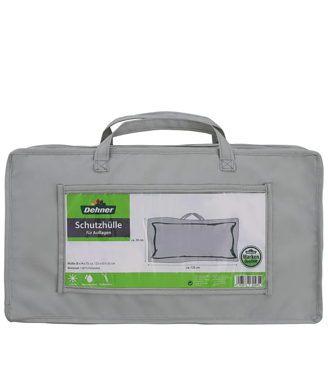Dehner Premium Lovely Abdeckung Auflagen Kissen grau