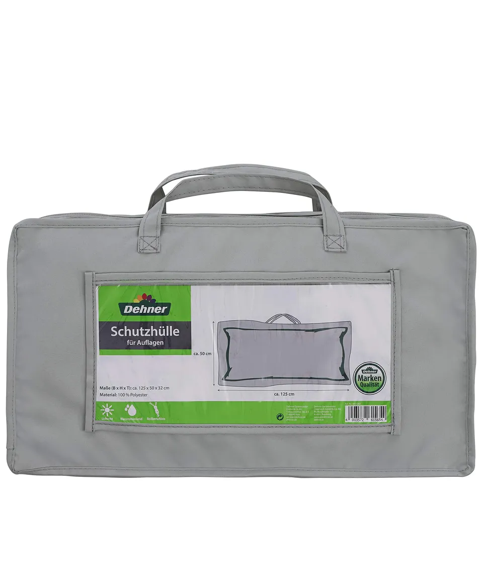 Dehner Premium Lovely Abdeckung Auflagen Kissen grau