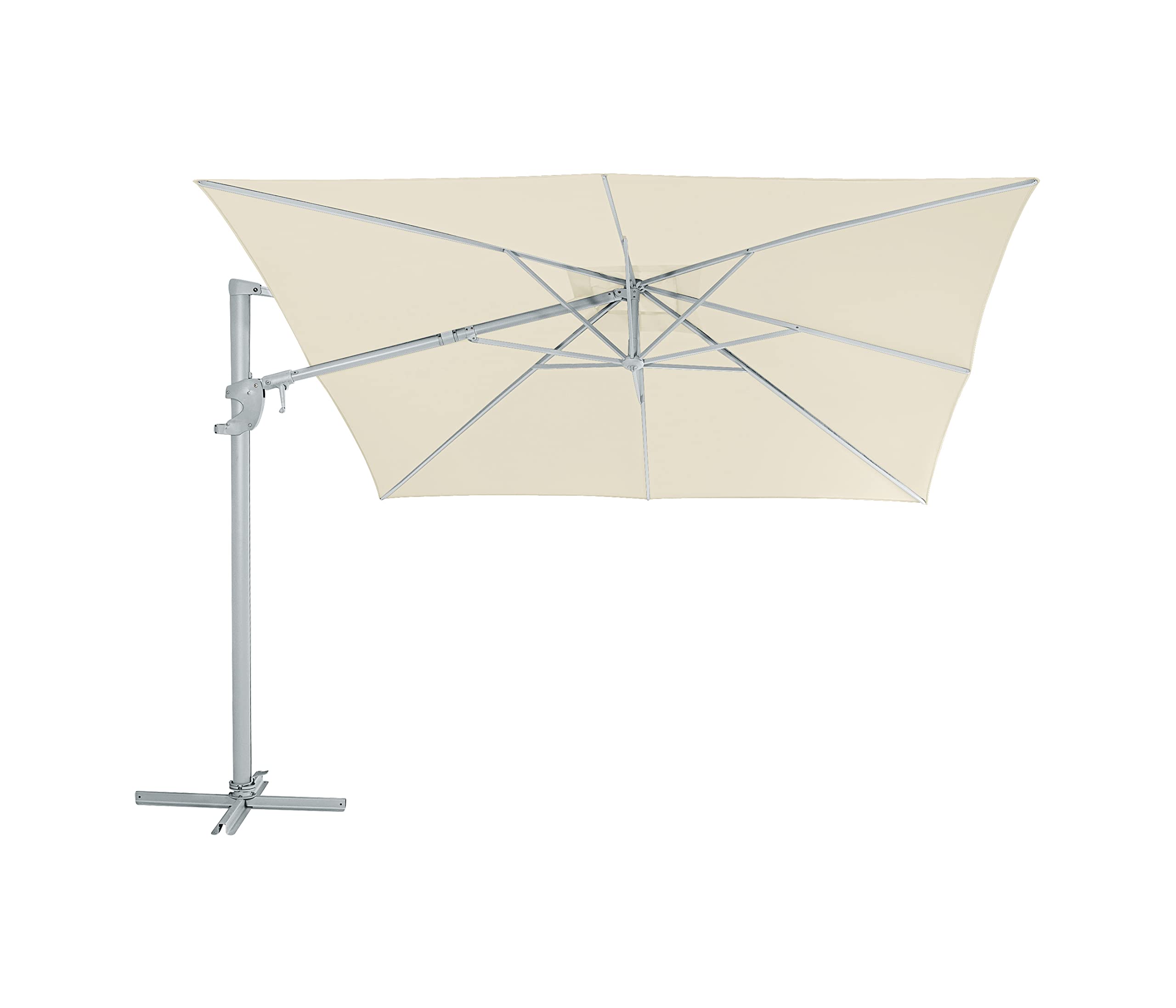Dehner Premium Lovely Zypern Ampelschirm 300cm creme UV80+