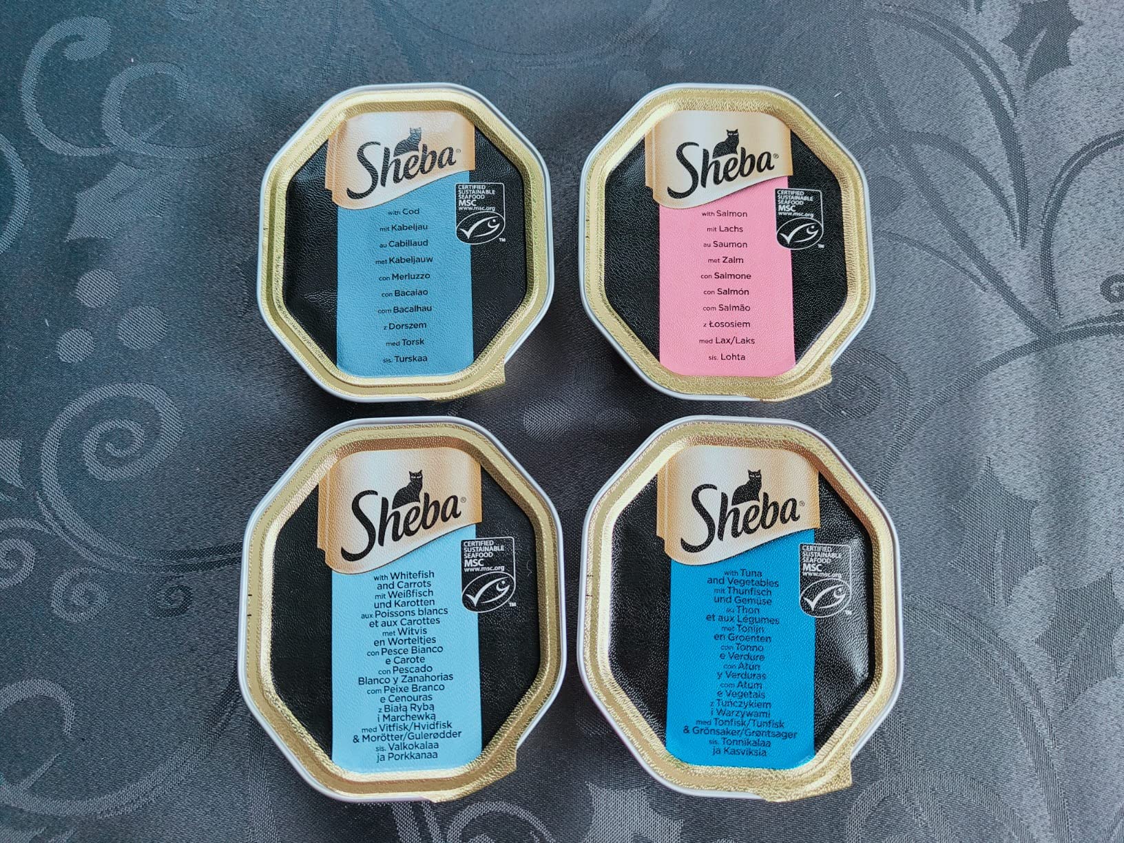 Sheba Classics Fisch Variation Pastete Nassfutter 32x85g MSC