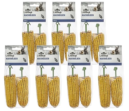 Dehner Lieblinge Maiskolben Nagersnack 7x200g naturbelassen